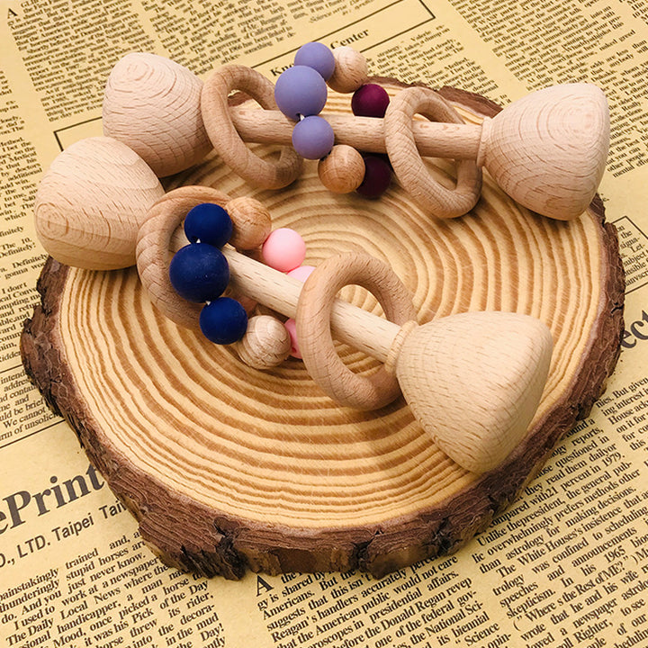 Wooden Rattle & Teether