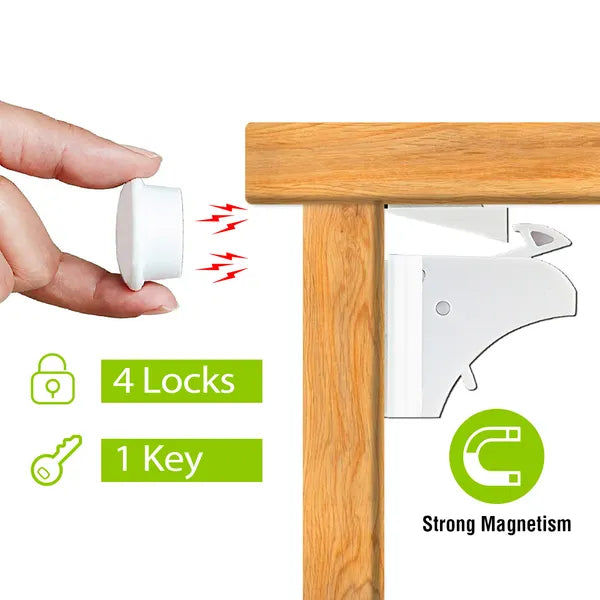 Magnetic Cabinet Lock System